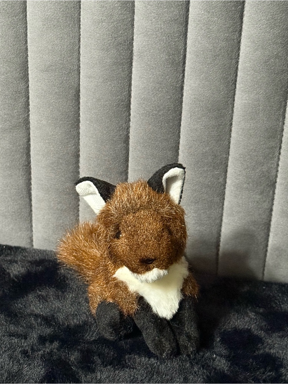 Folkmanis Mini Fox Finger Puppet Plush Realistic Woodland Animal Toy